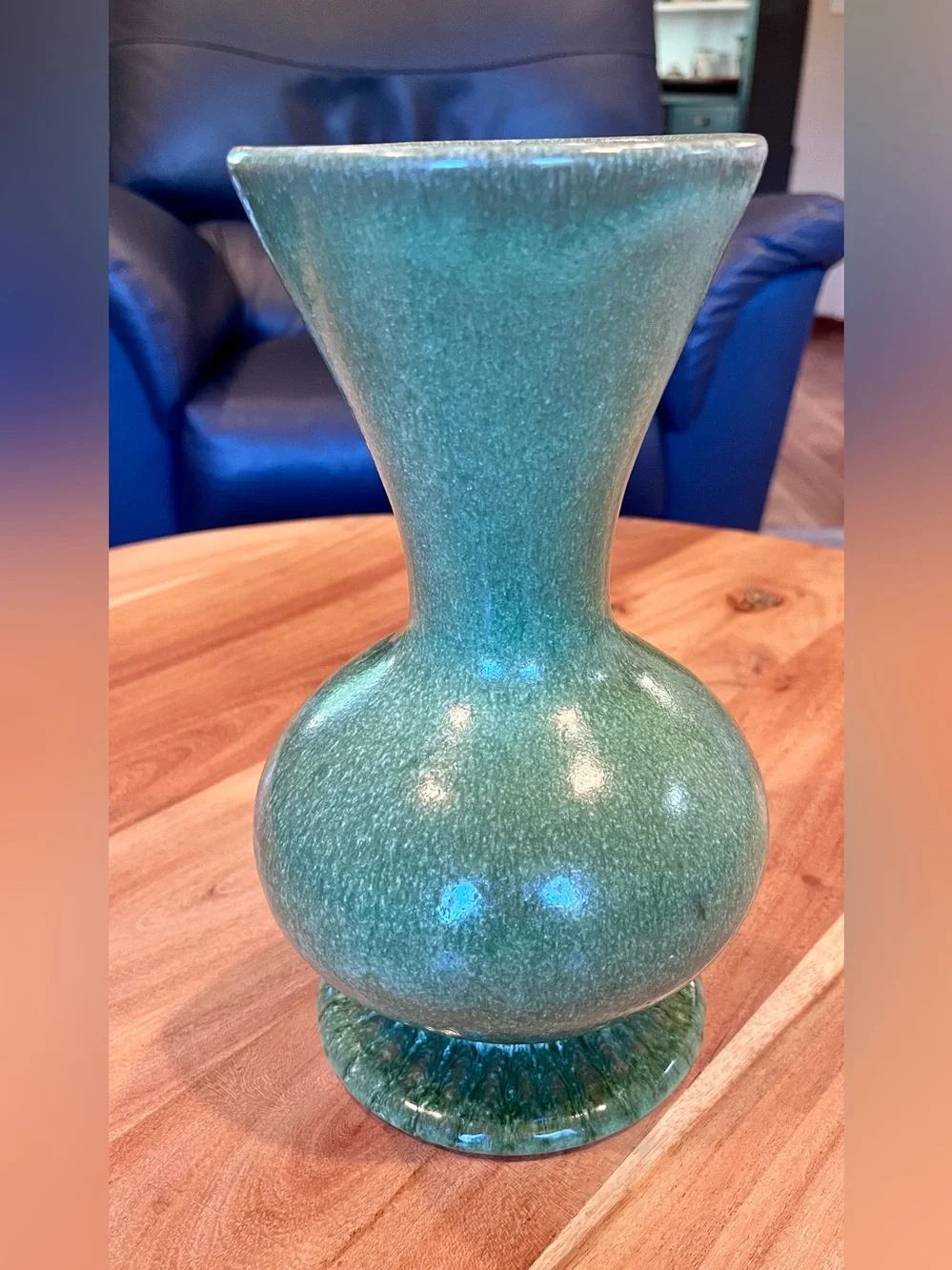 Threshold Medium Reactive Glaze Green Vase